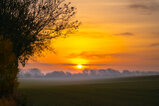 Dekoration Uckermark Sonnenuntergang