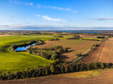 Dekoration Luftbild Uckermark Seen